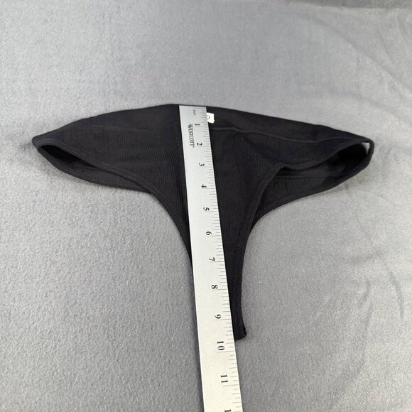 Aeropostale Women’s Size Medium Panty Thong Seamless Black New Without Tags - Picture 6 of 7